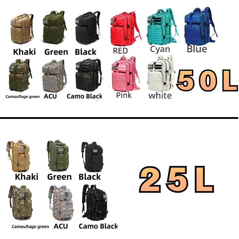 Tactical Warrior’s Bug-Out Backpack – 25L & 50L Survival Loadout