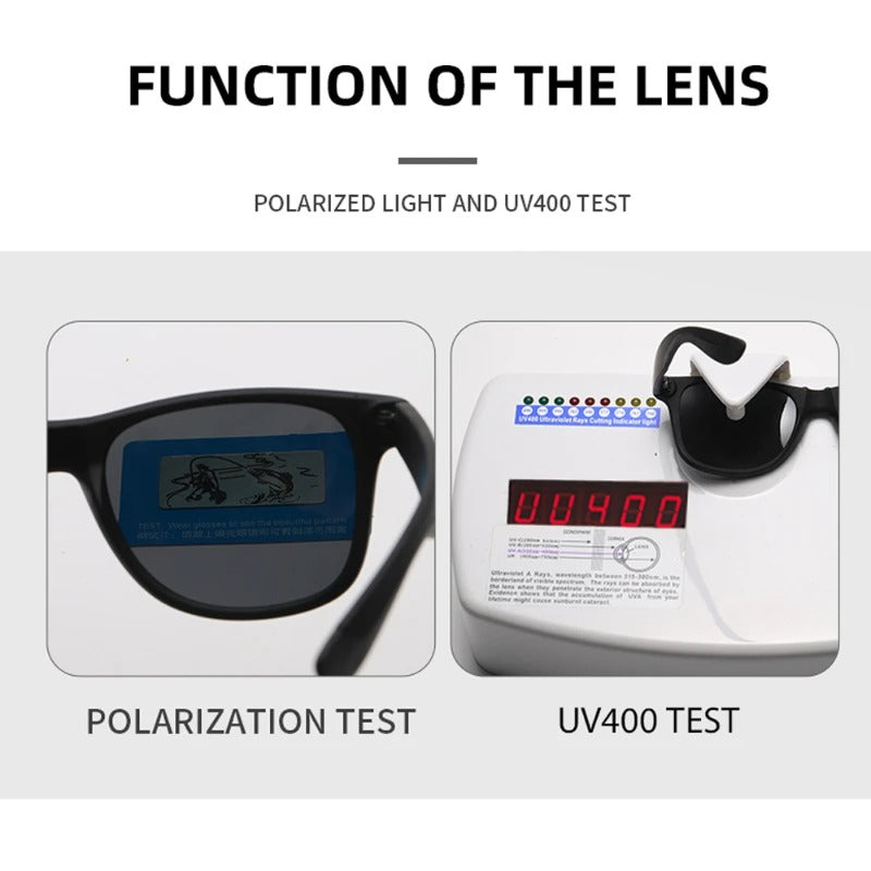 Polarized Tactical Sunglasses w/ Retention Strap – Military-Grade UV Protection for Hunting, Driving, and Outdoor Survival