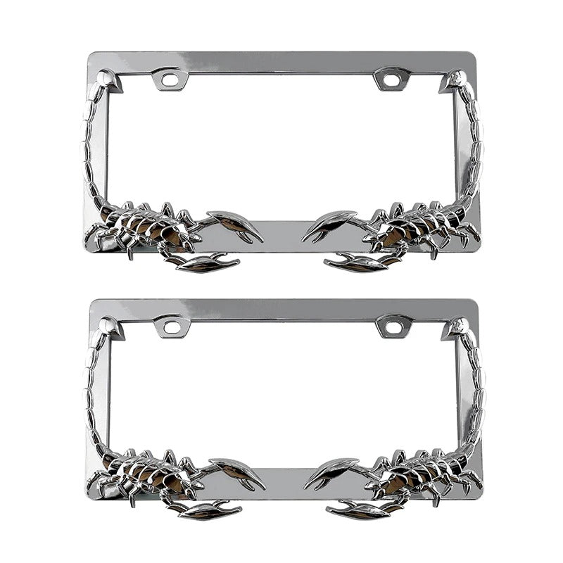 Battle-Ready 2-Pack License Plate Frames – Unleash Your American Spirit!