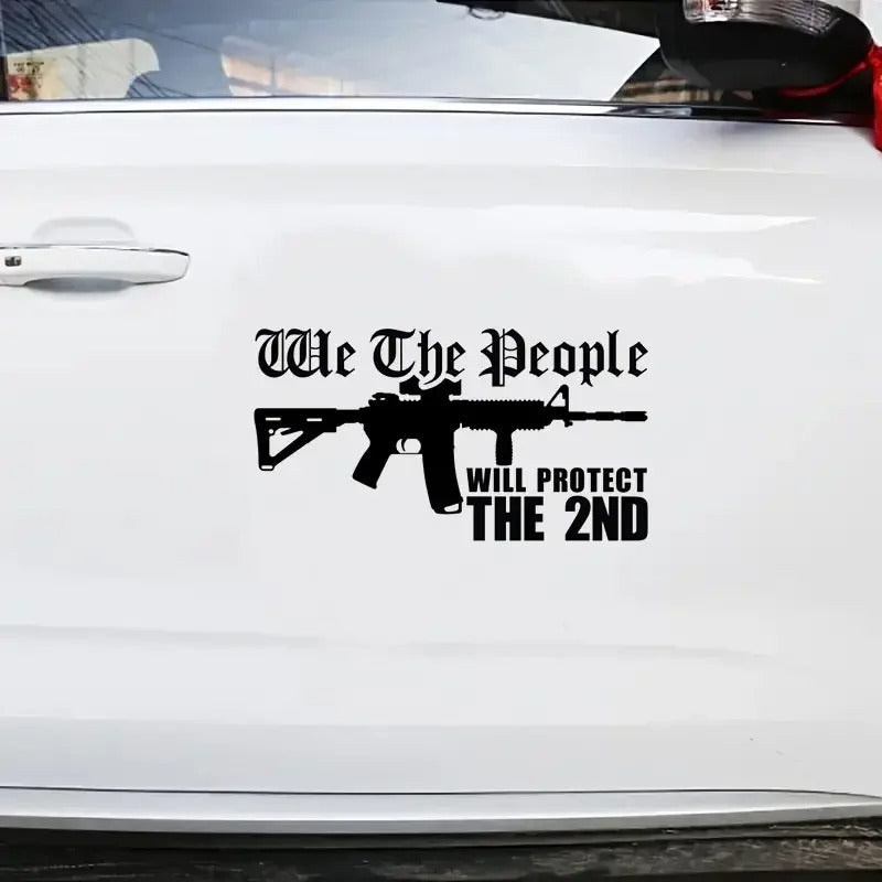 We The People AR-15 Decal – Show Your 2A Patriotism with Pride!