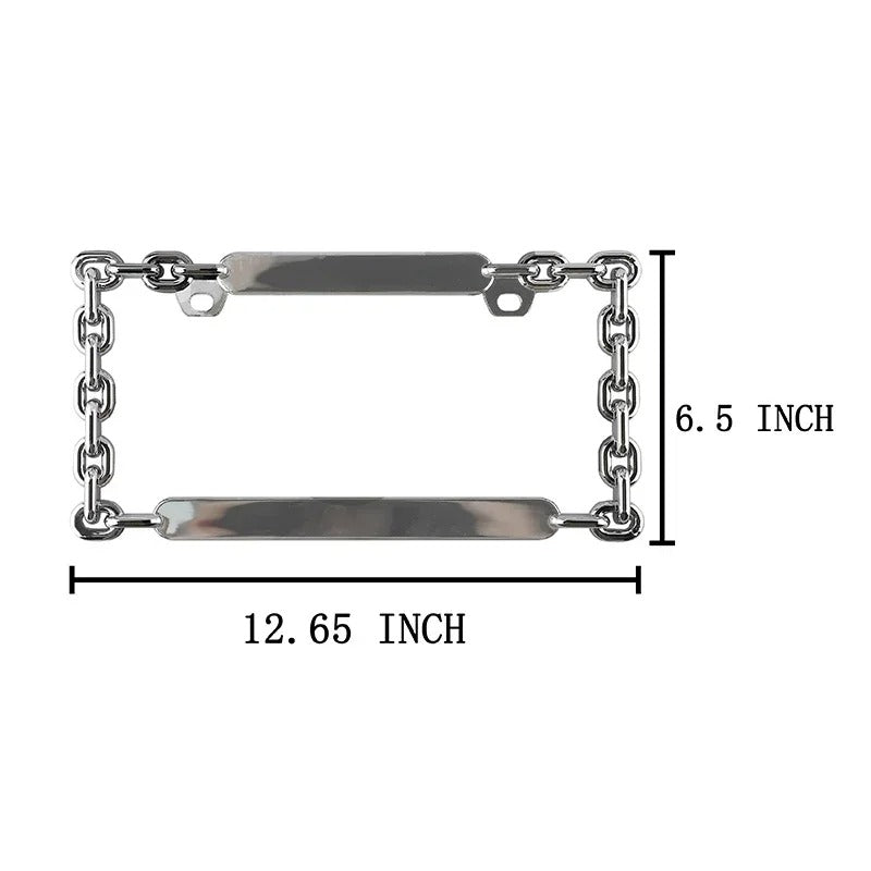 Battle-Ready 2-Pack License Plate Frames – Unleash Your American Spirit!