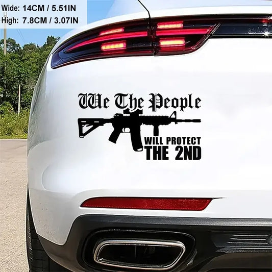 We The People AR-15 Decal – Show Your 2A Patriotism with Pride!